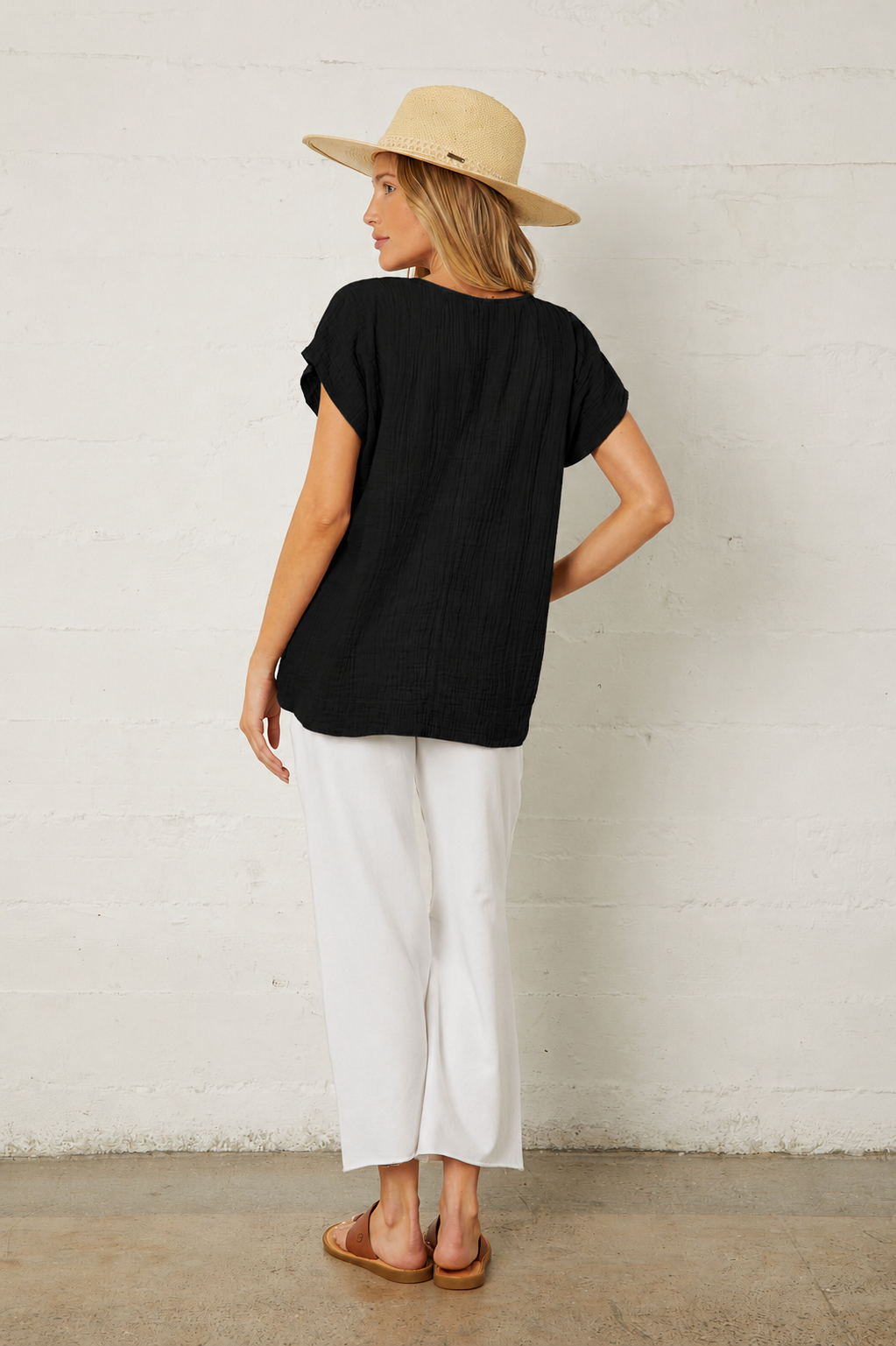 Organic Gauze Downtown Tee