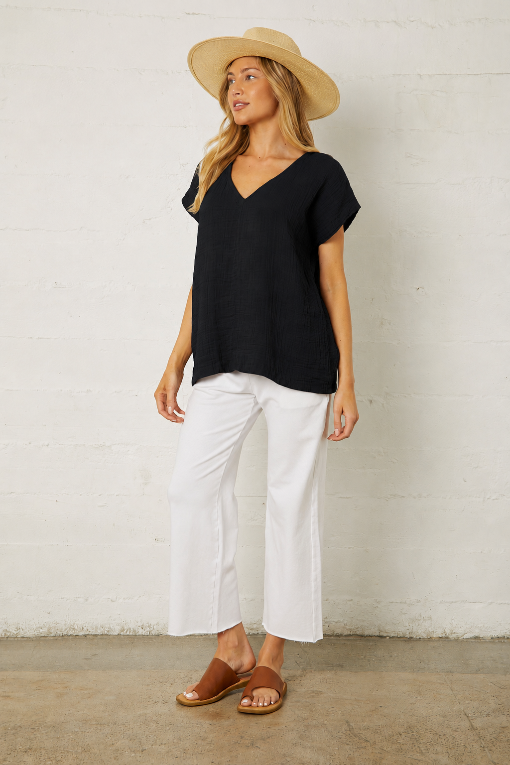 Organic Gauze Downtown Tee