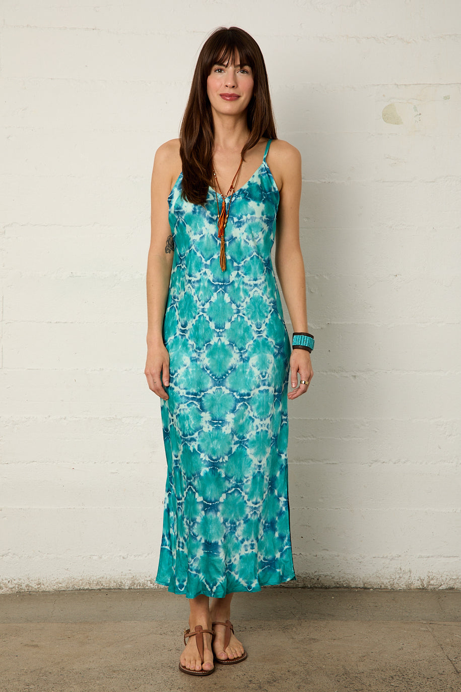 Satin Skye Bias Dress