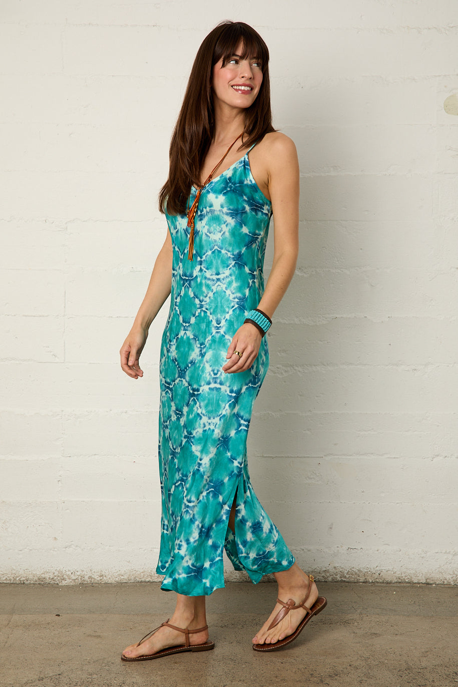 Satin Skye Bias Dress
