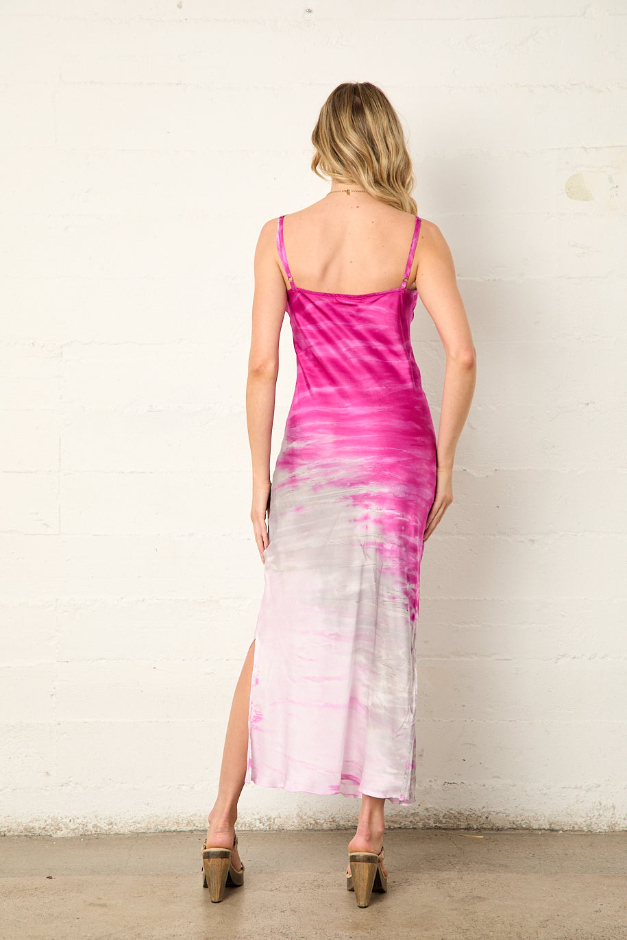 Satin Skye Bias Dress