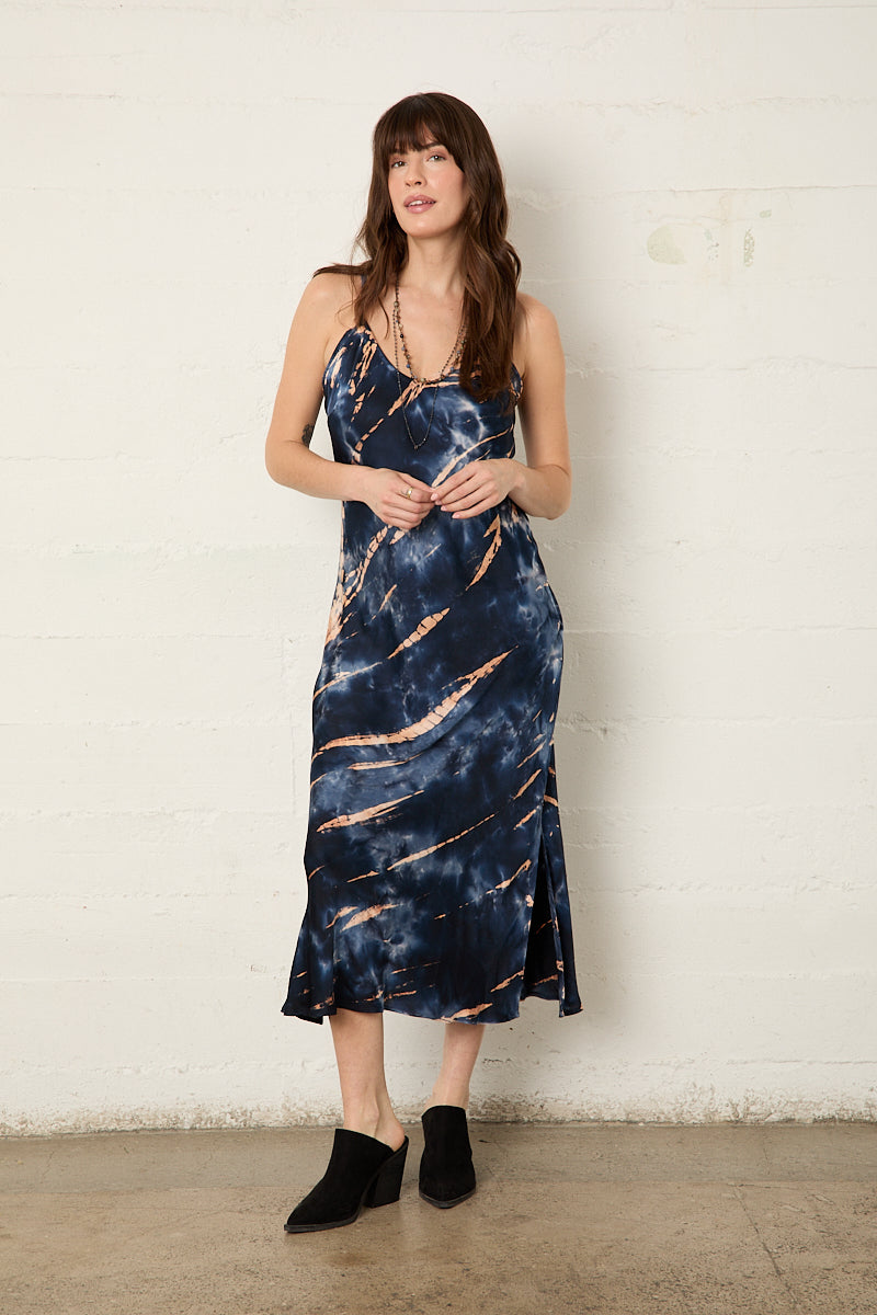 Satin Skye Bias Dress