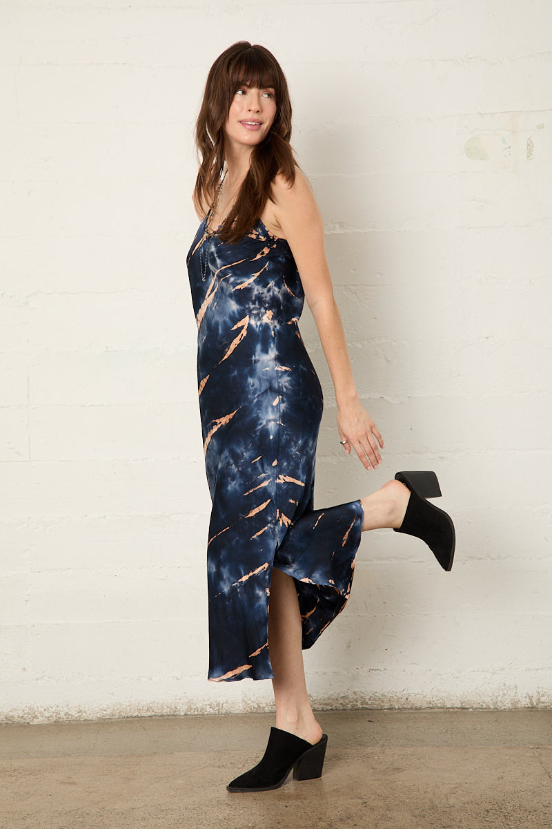 Satin Skye Bias Dress