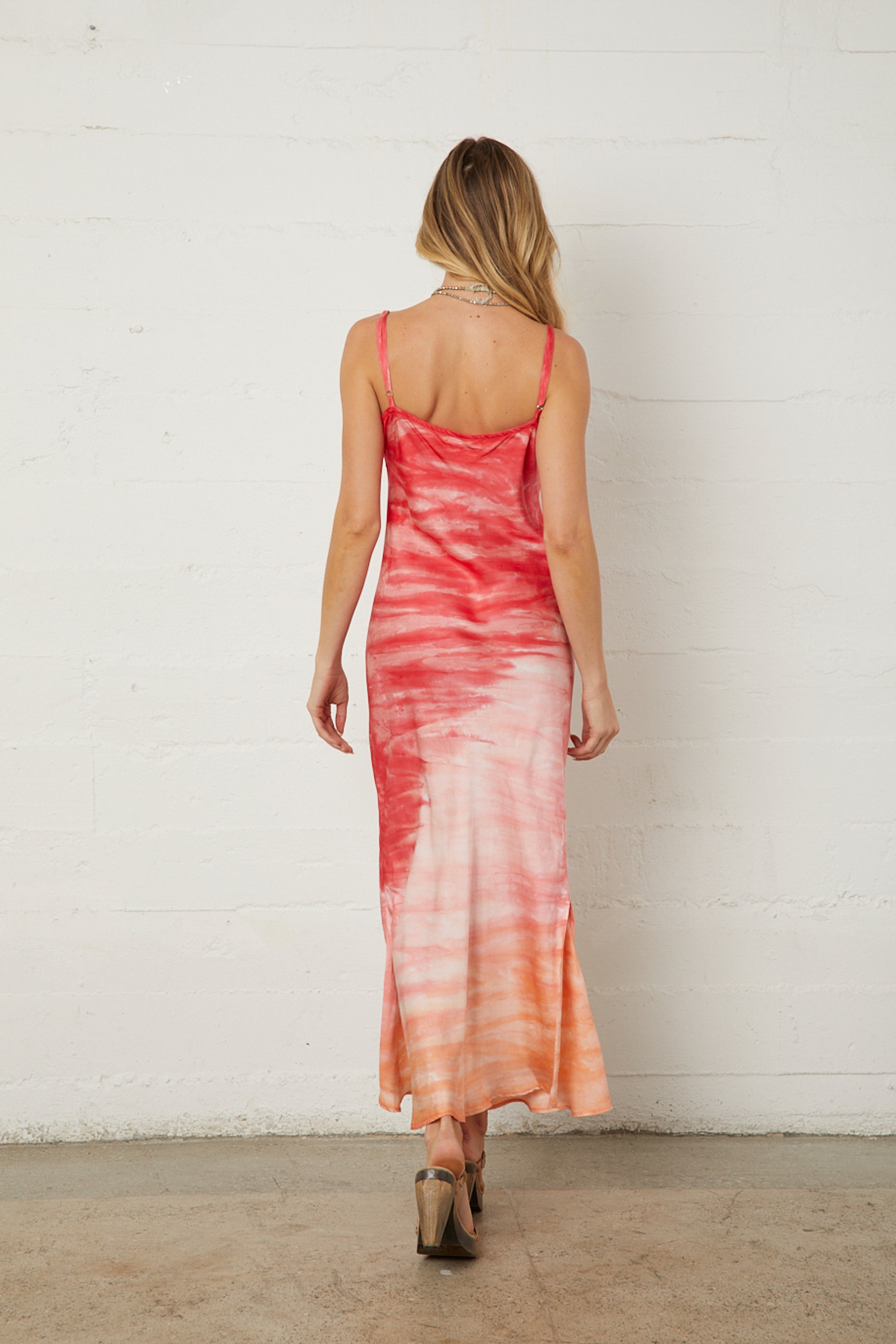 Satin Skye Bias Dress