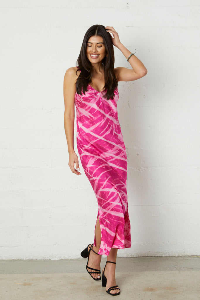 Satin Skye Bias Dress
