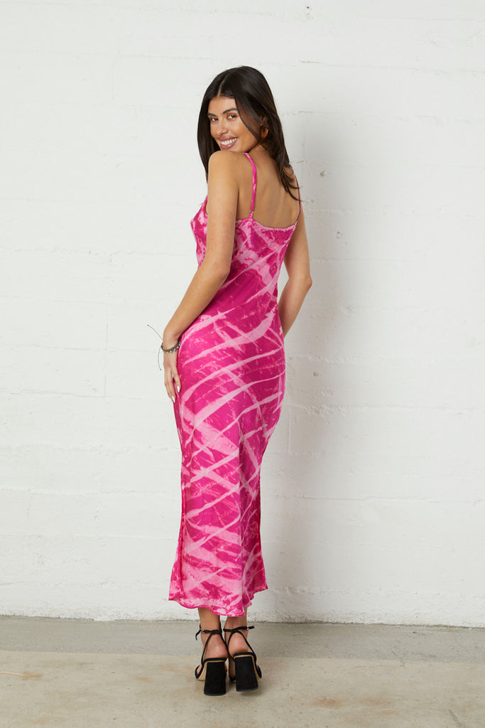 Satin Skye Bias Dress
