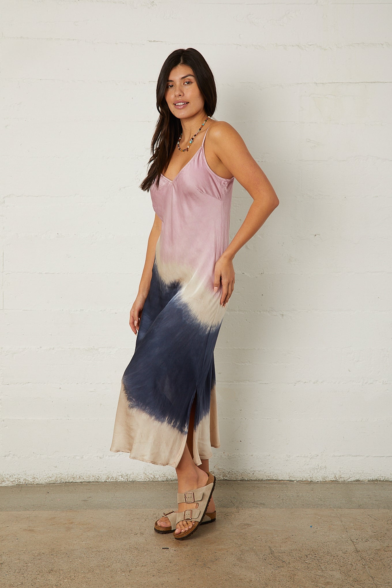 Satin Skye Bias Dress