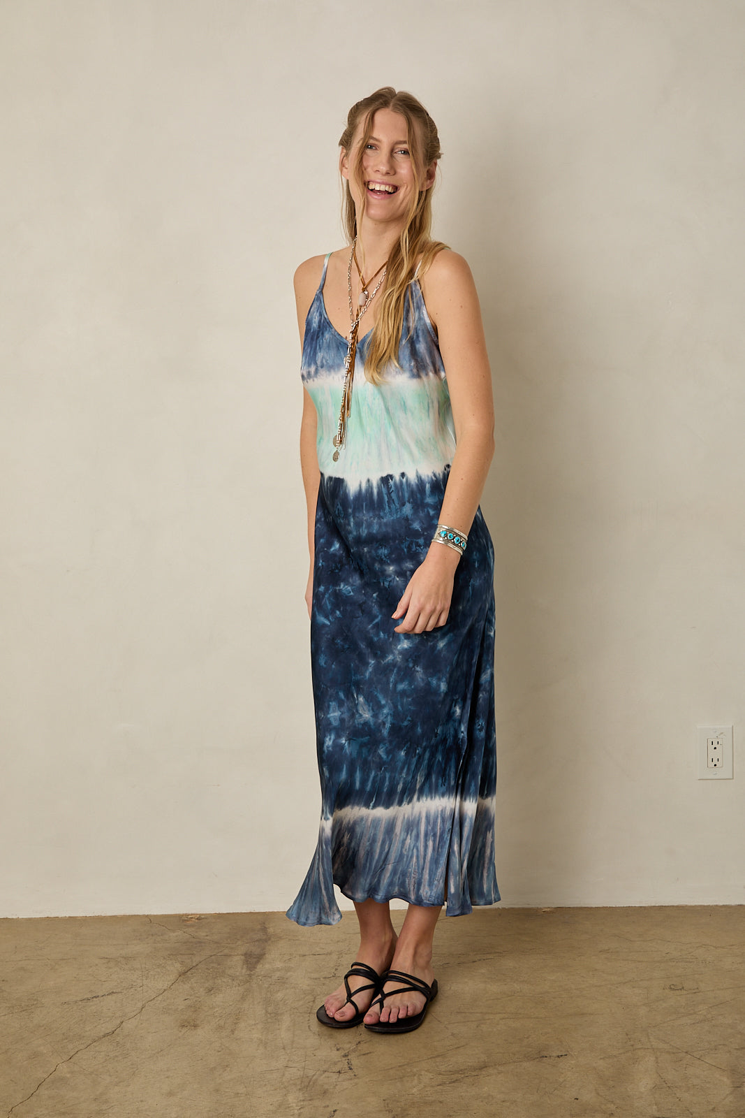 Satin Skye Bias Dress