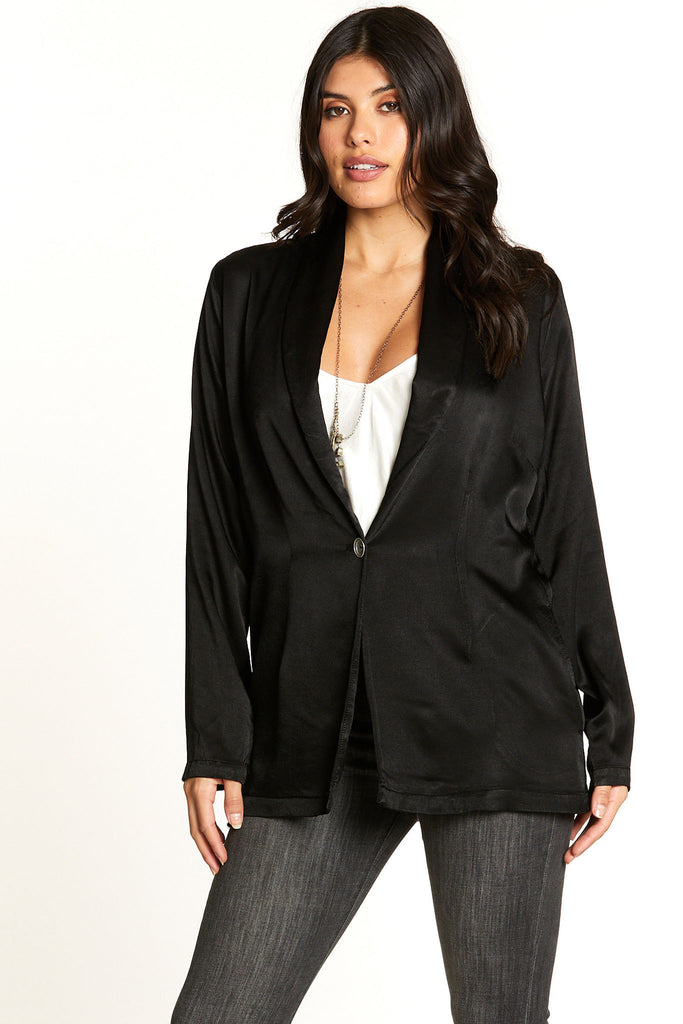 Charley Eco Satin Blazer