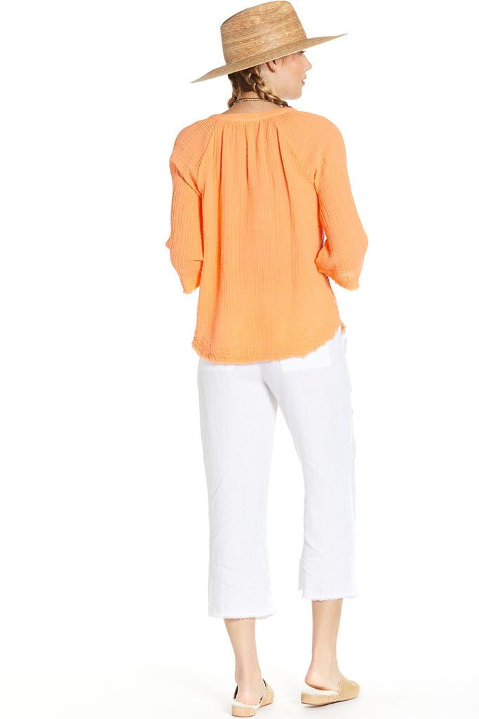 Organic Gauze Jet Setter Top